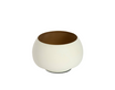 Light & Living | Waxinelichthouder Rapallo creme/goud 12x8cm