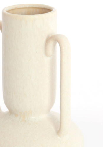 Light & Living | Vaas Otaru creme 17x32cm