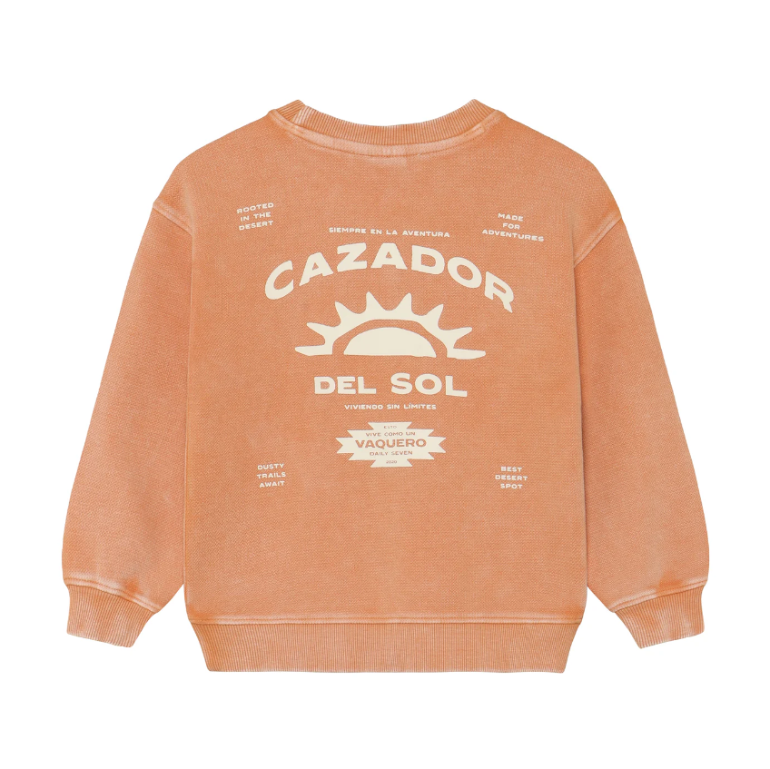 Daily7 | Sweater Oversized backprint sandstone
