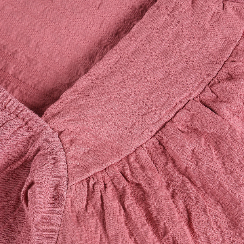 Daily7 | Jurk wide sleeve heather rose