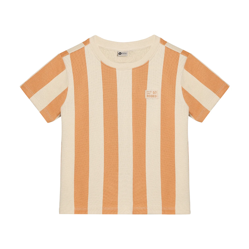 Daily7 | T-shirt Big stripe sandstone