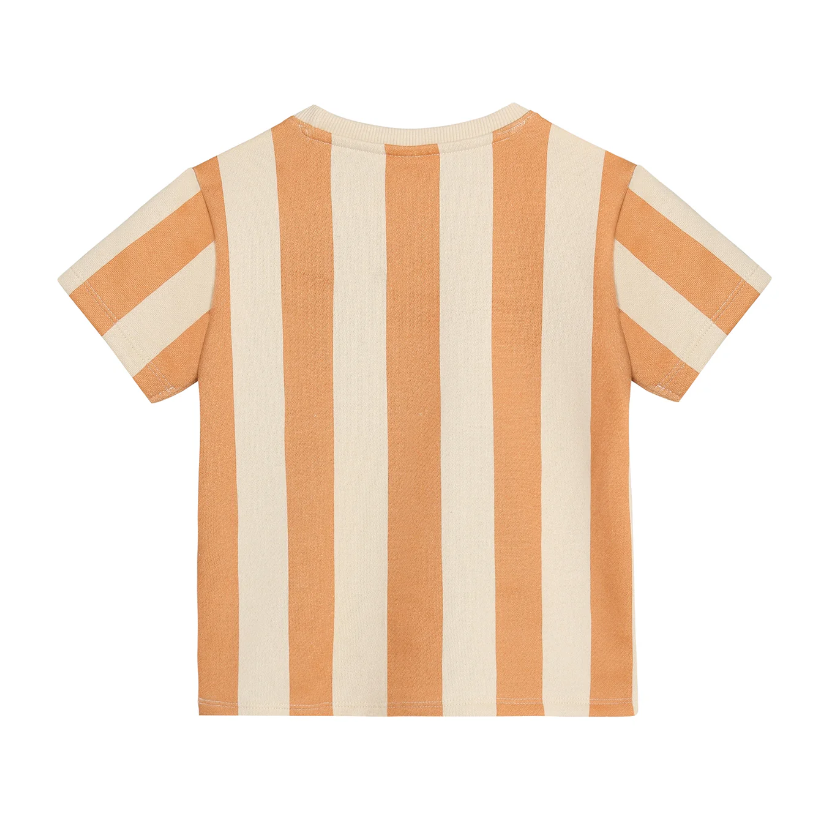 Daily7 | T-shirt Big stripe sandstone