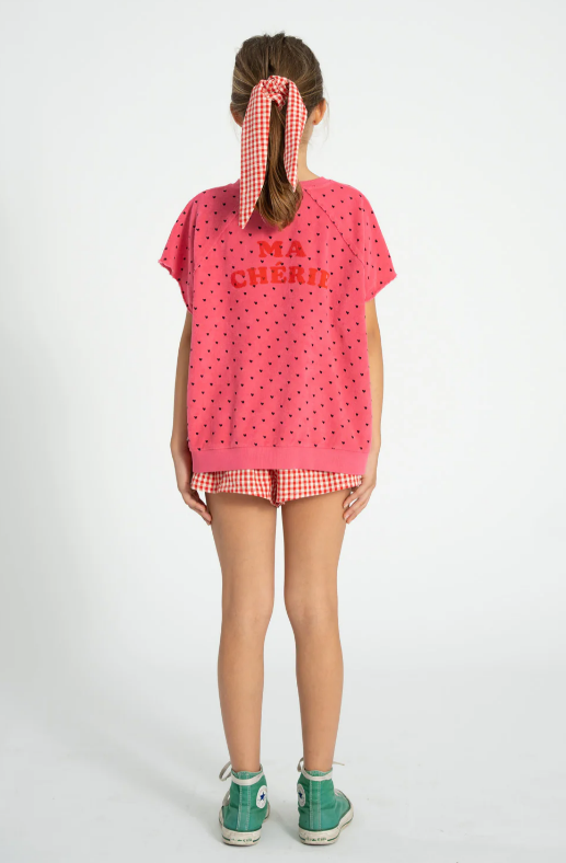 Piupiuchick | Top Cherry print pink