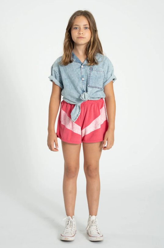 Piupiuchick | Short pink stripes print