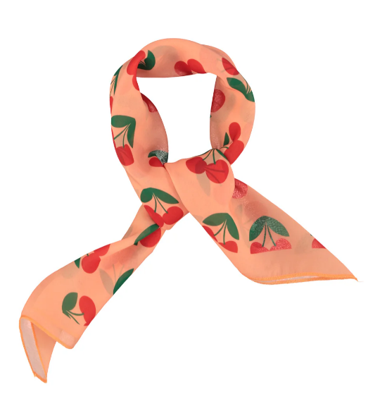 Piupiuchick | Bandana Silky Cherries coral