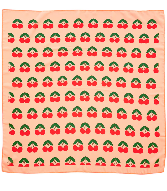 Piupiuchick | Bandana Silky Cherries coral