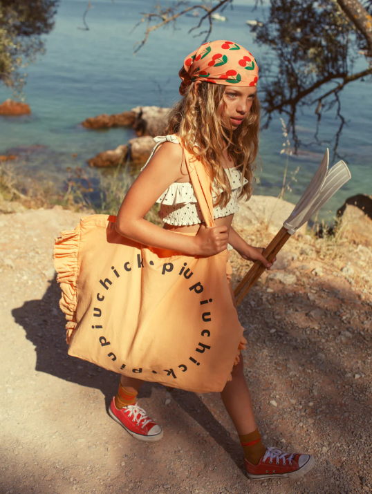 Piupiuchick | Bandana Silky Cherries coral