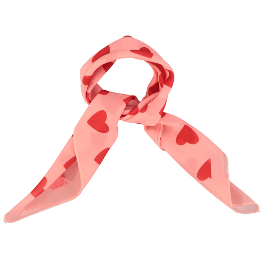 Piupiuchick | Bandana Silky red hearts