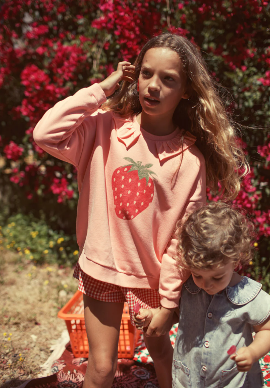 Piupiuchick | Short Checkered red ecru