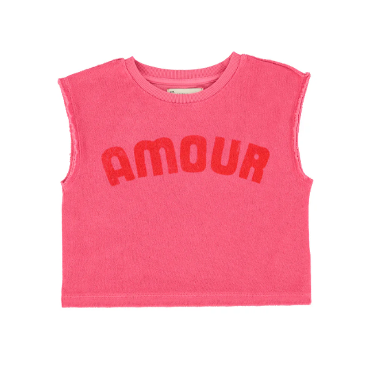Piupiuchick | Top Amour print pink