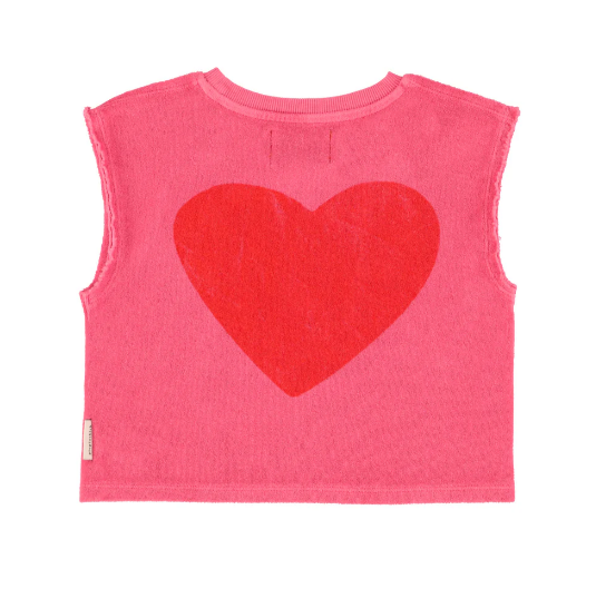 Piupiuchick | Top Amour print pink