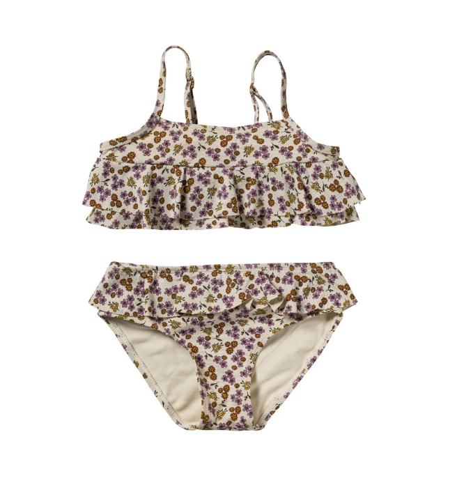 Salted Stories | Bikini Sparkly Flower Bombay Brown