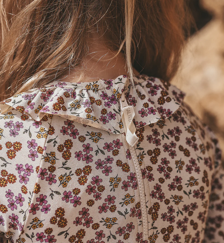 Salted Stories | Badpak Sparkly Flower Bombay Brown