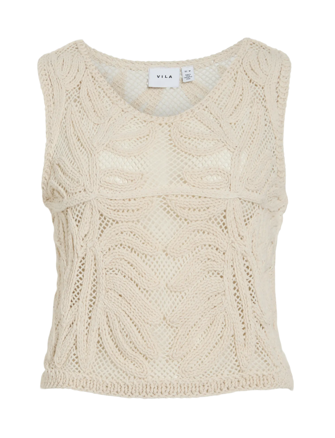 Vila | Top Siamsa crochet birch