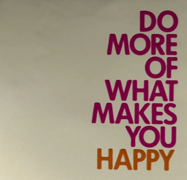 Yett | Tegeltje do more makes you happy creme