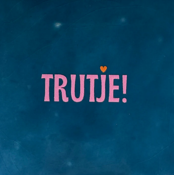 Yett | Tegeltje trutje! donkerblauw