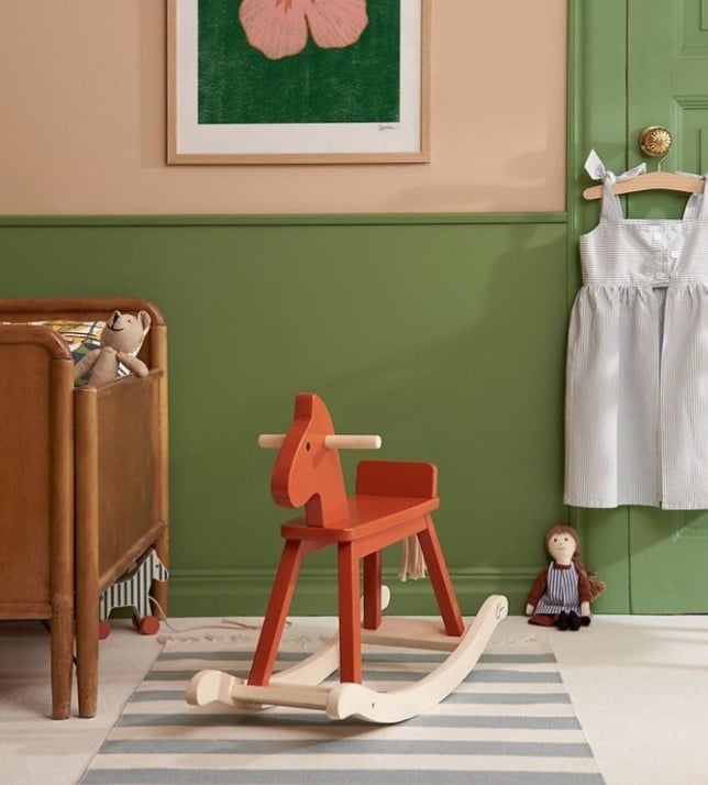 KidsConcept | Schommel paard oranje rood carl larsson