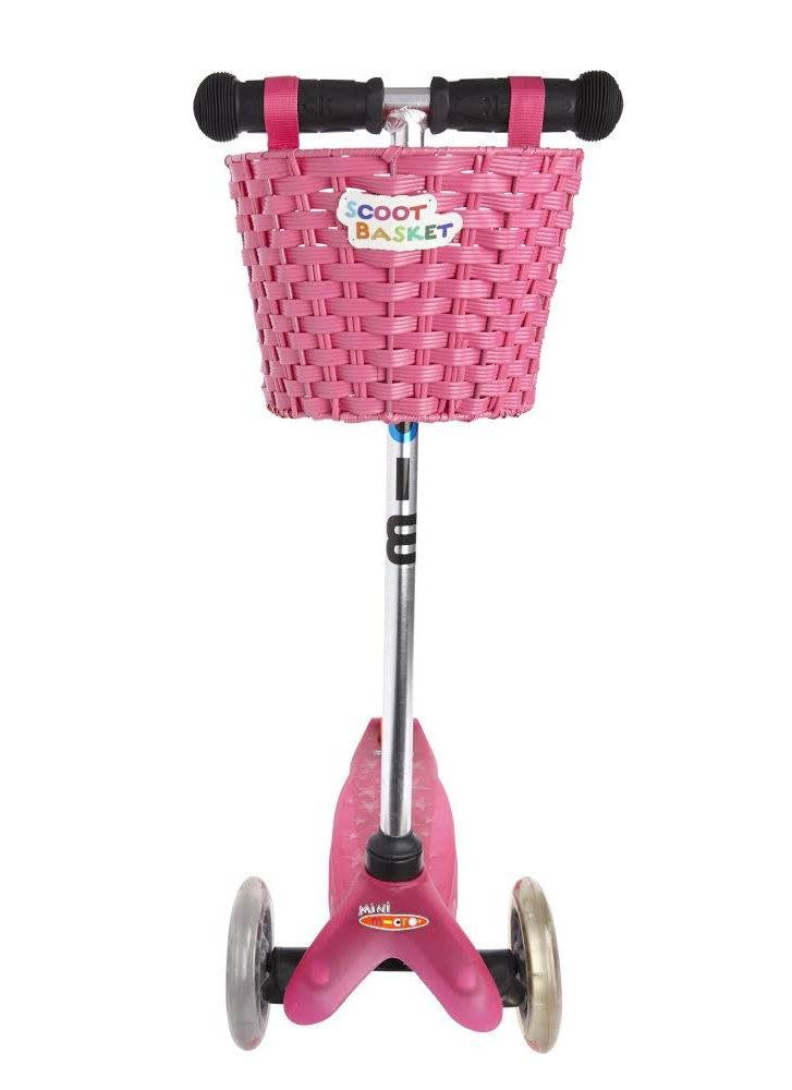 Micro Step | Scoot 'n Pull stepmandje roze