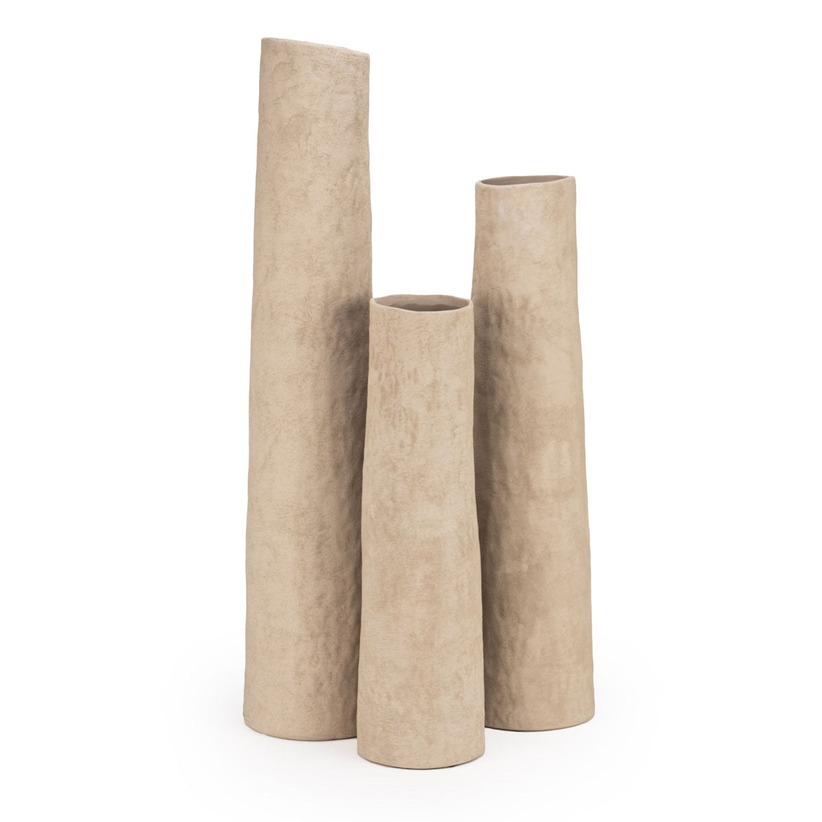 Isaa | Vaas Soave licht bruin 76cm