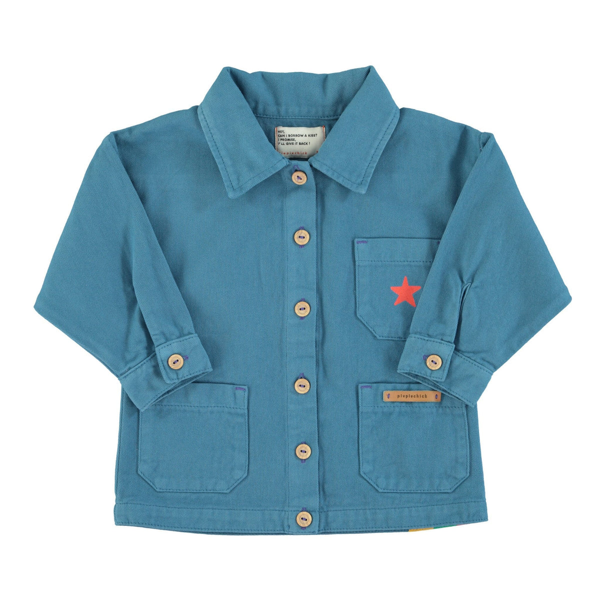 Piupiuchick | Jas blue multicolor stripes