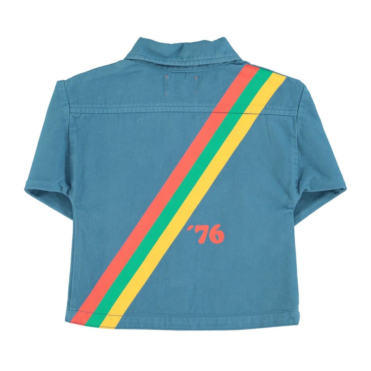 Piupiuchick | Jas blue multicolor stripes