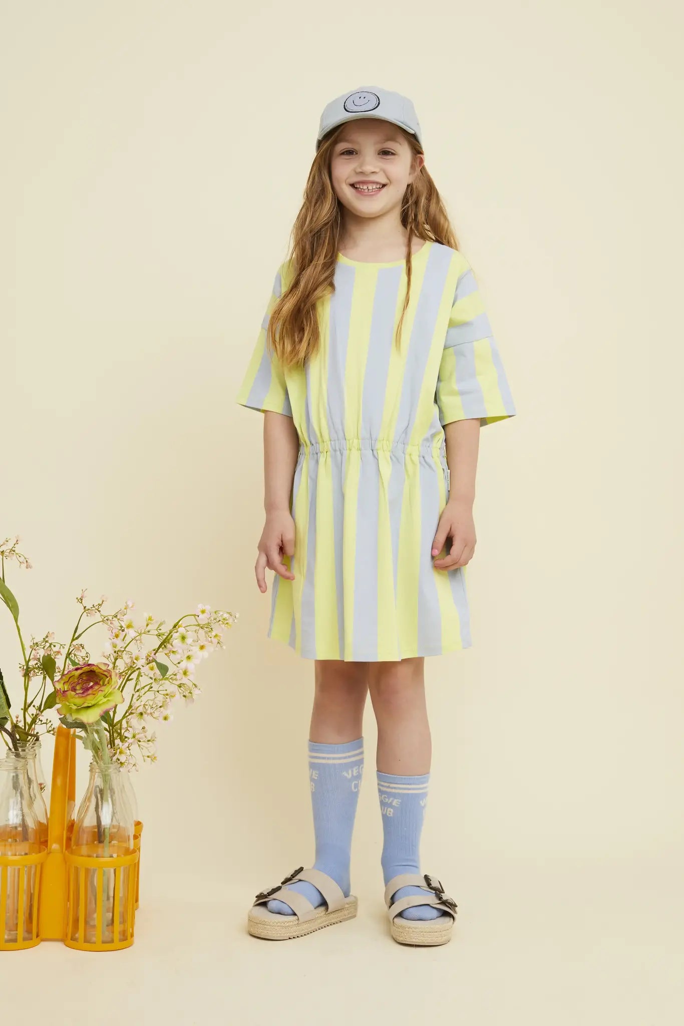 Sproet&Sprout | Jurk skater stripes citrus