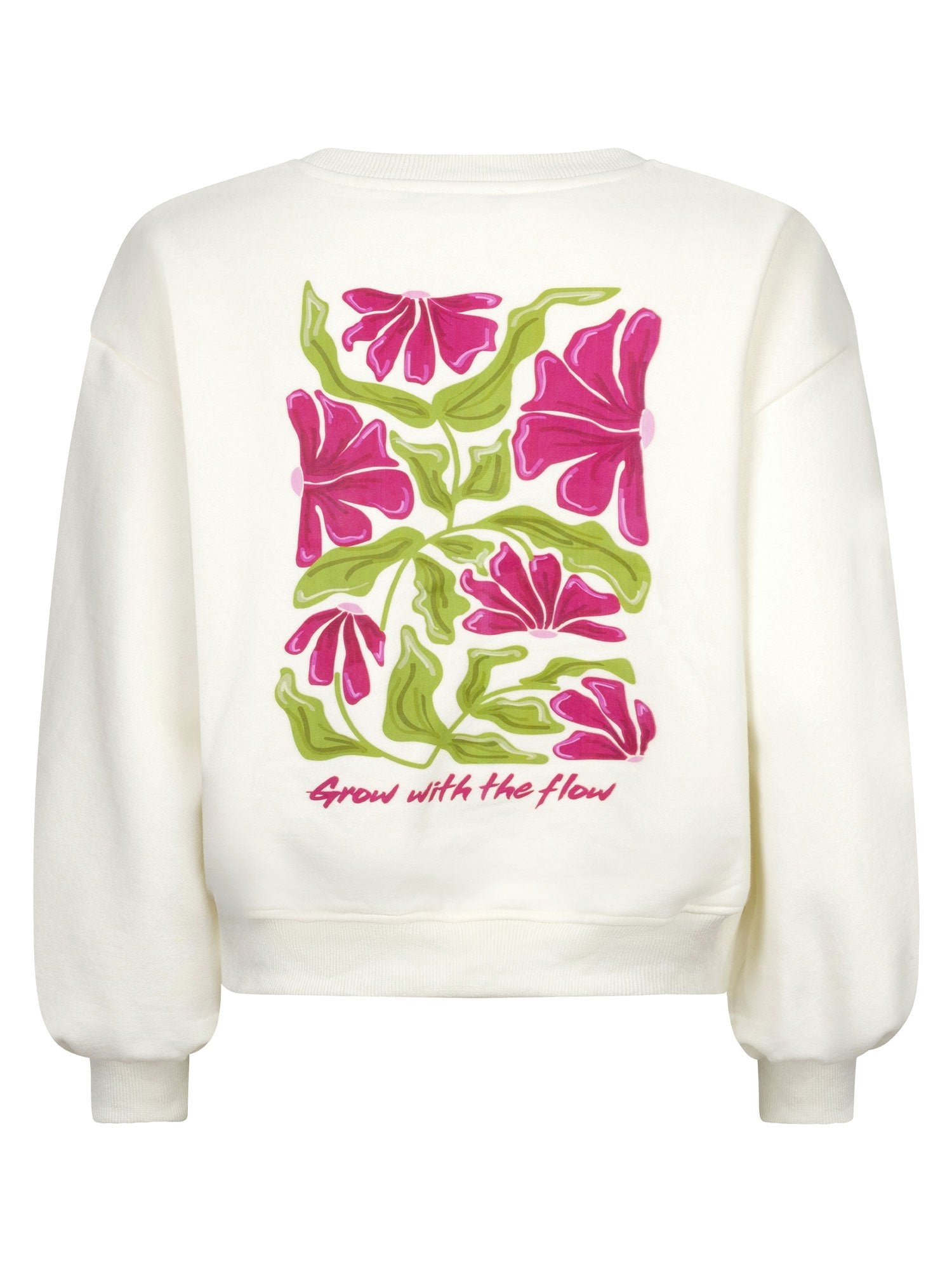 Ydence | Sweater Grow with the Flow ecru