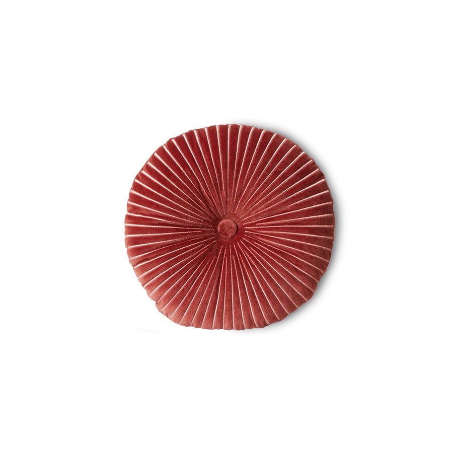 HK Living | Kussen ripple burgundy 35cm