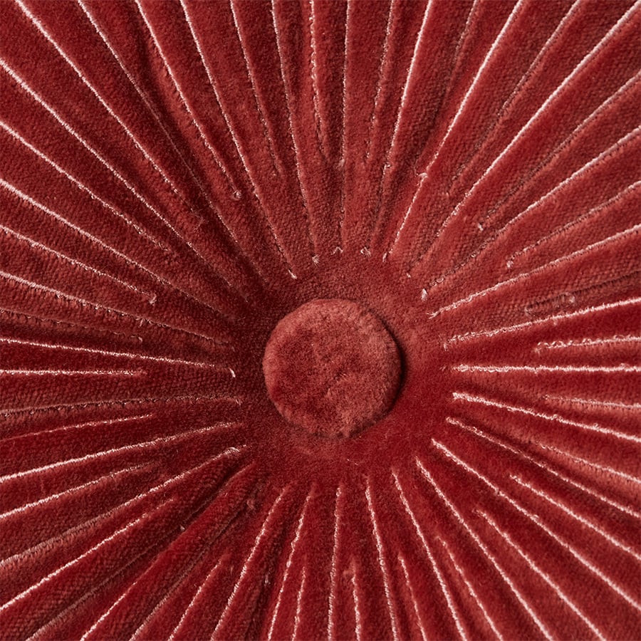 HK Living | Kussen ripple burgundy 35cm