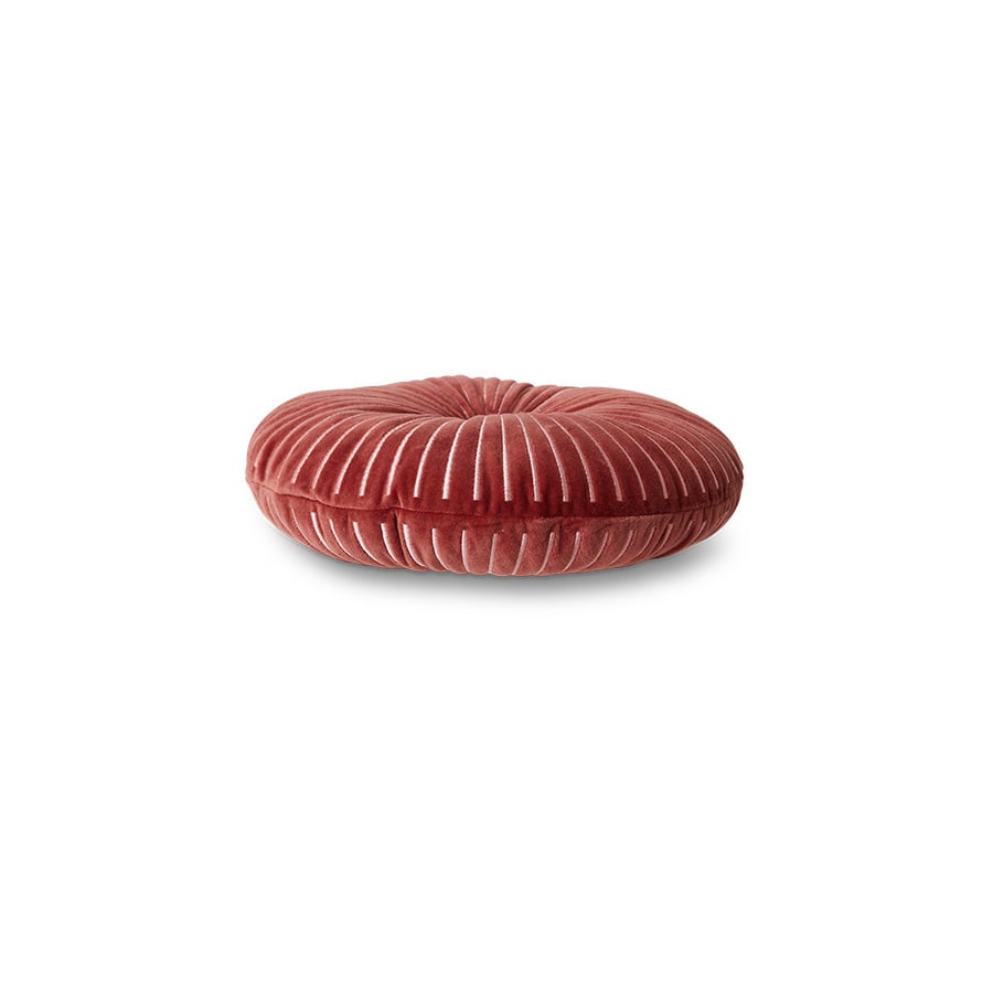 HK Living | Kussen ripple burgundy 35cm