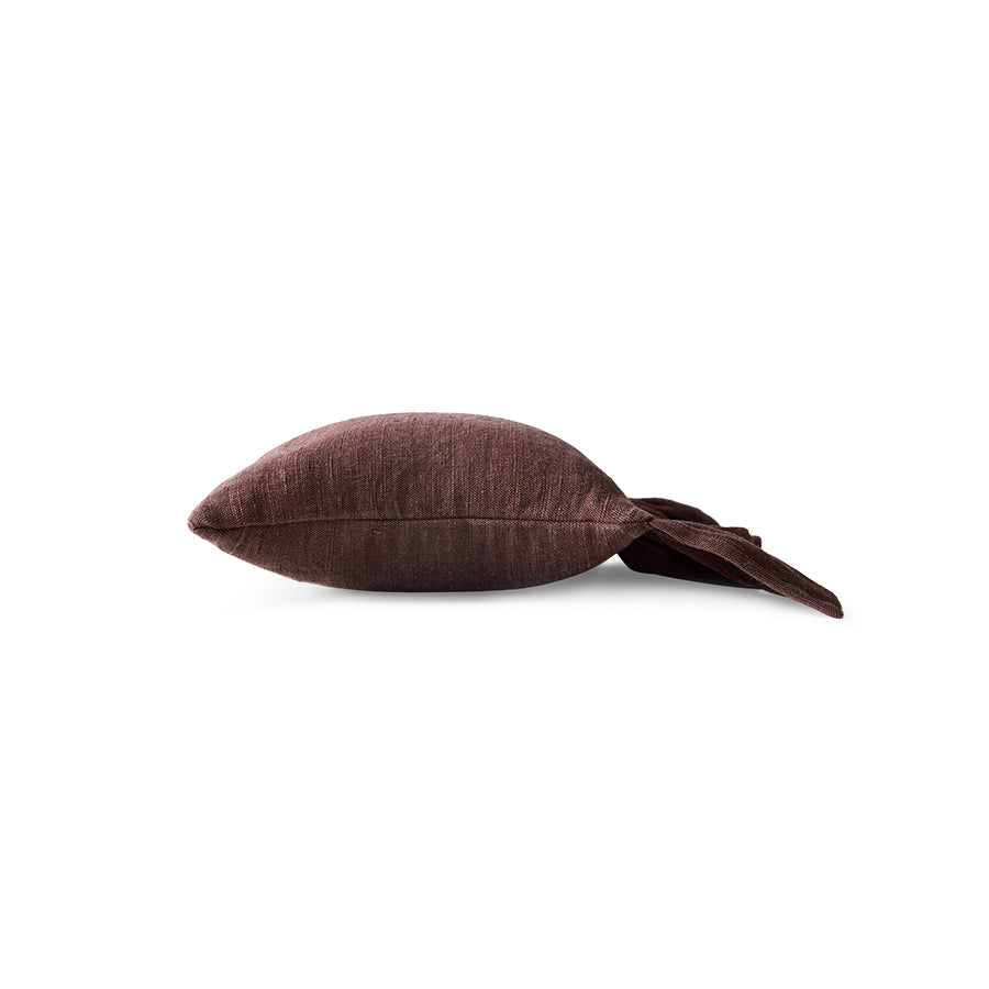 HK Living | Kussen ruffle chestnut 50cm