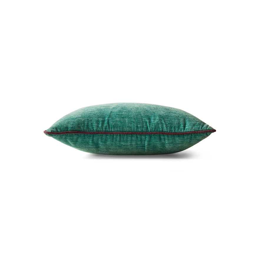 HK Living | Kussen velvet deep sea 50x35cm