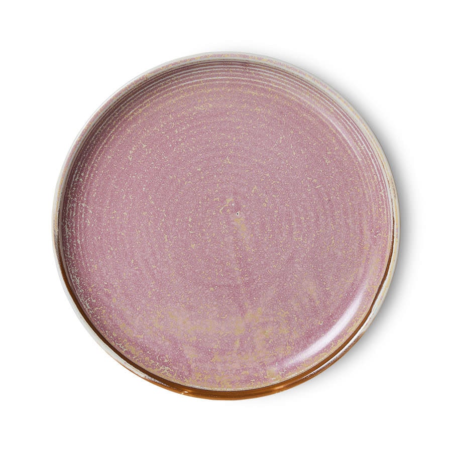 HK Living | Chef ceramics side plate pink