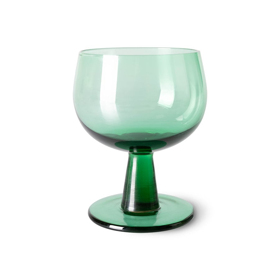 HK Living | Wijnglas emerelds fern green
