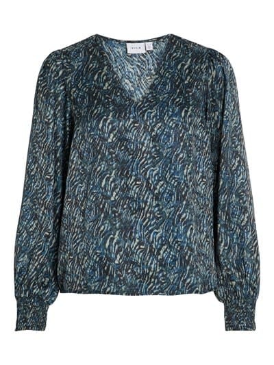 Vila | Top Phinea blauw