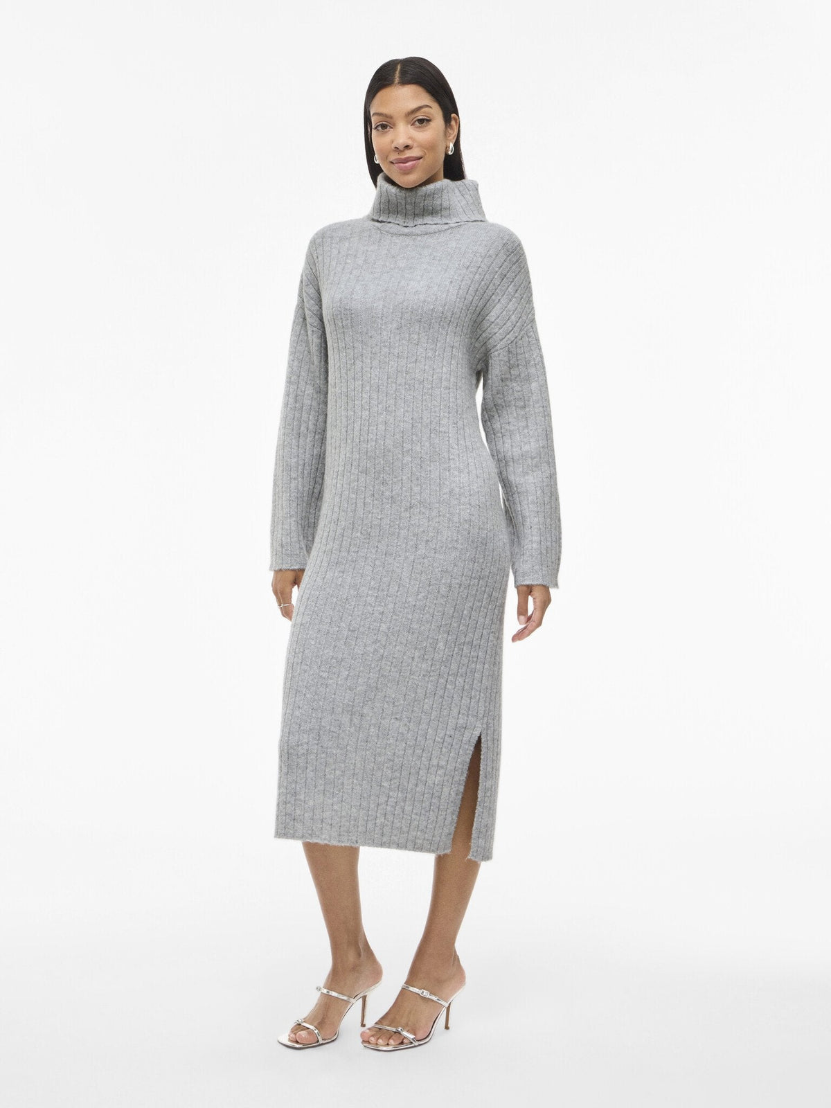Vila | Jurk Lassia light grey