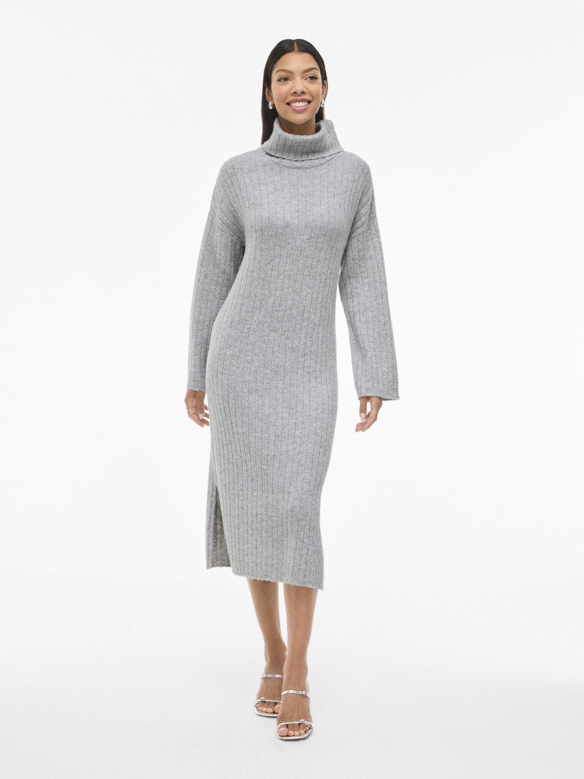 Vila | Jurk Lassia light grey