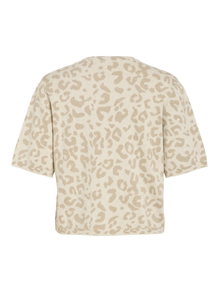 Vila | Top Mayas leo beige NOOS