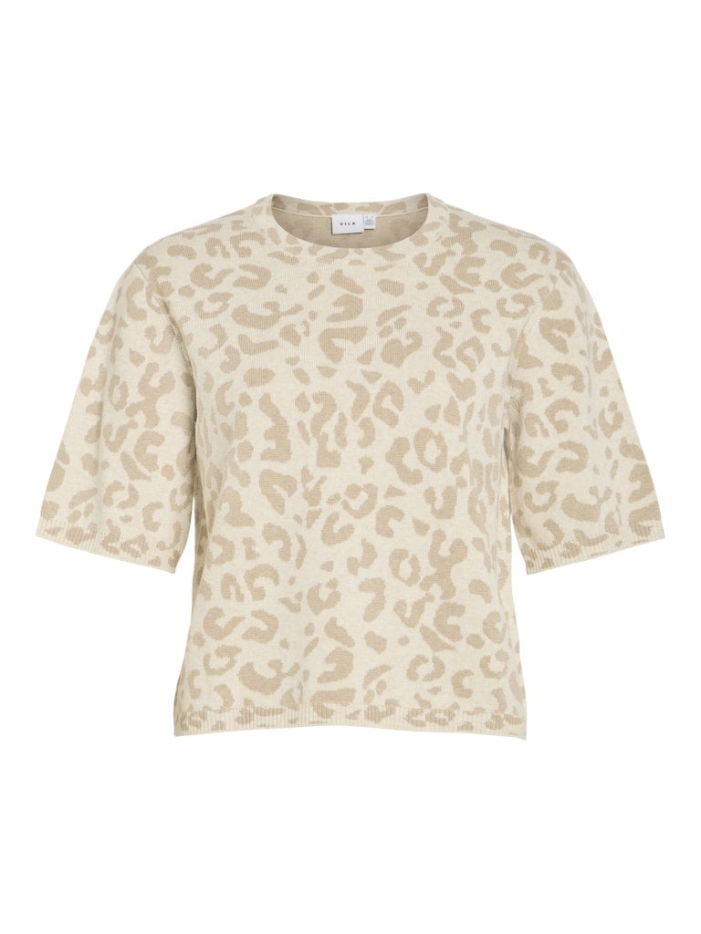 Vila | Top Mayas leo beige NOOS