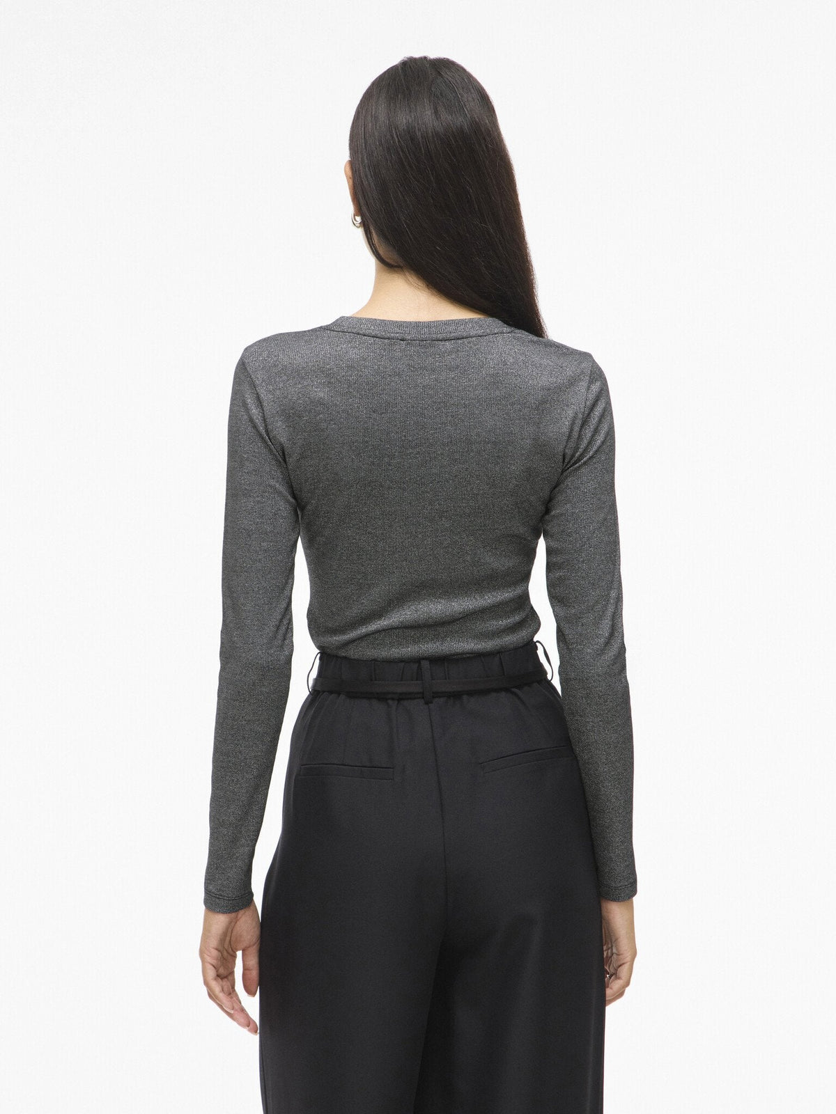 Vila | Trui Catrea black beauty/silver