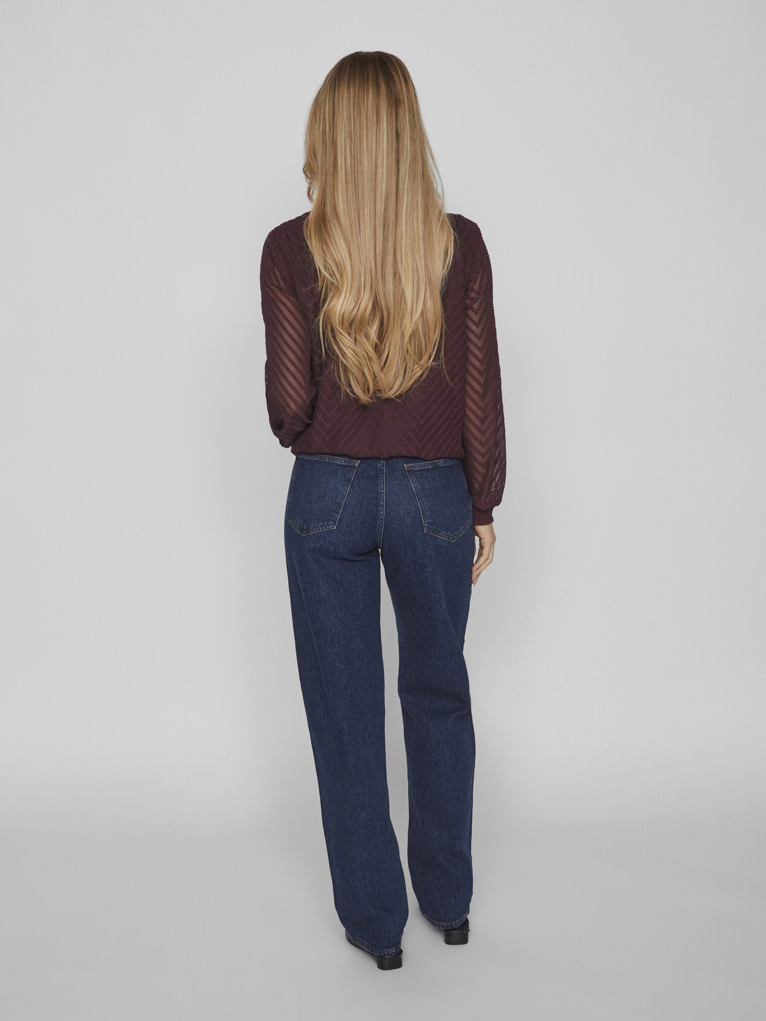 Vila | Jeans Kelly straight dark blue denim NOOS
