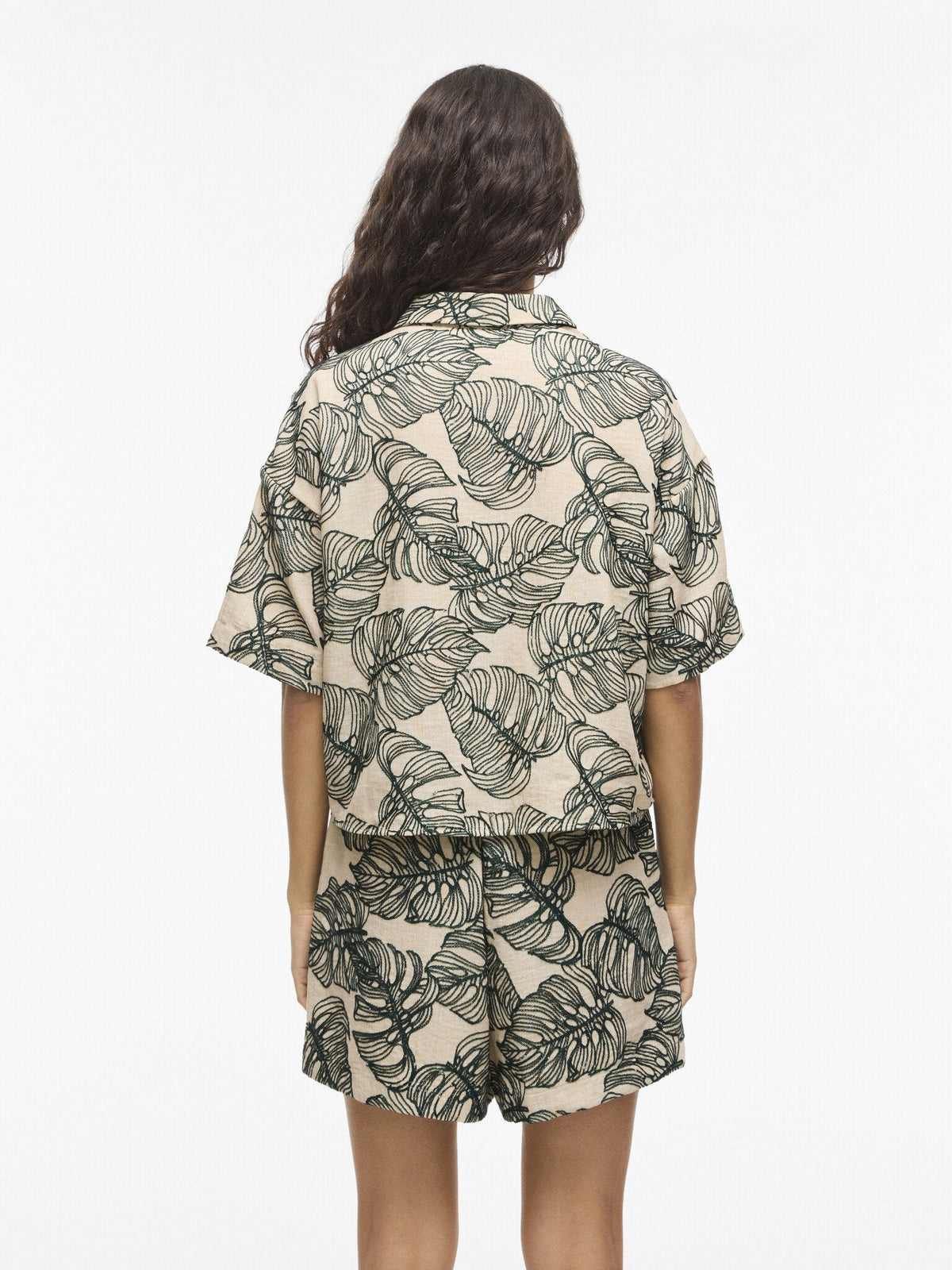 Vila | Short Flura birch atlantic