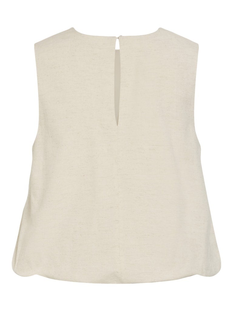 Vila | Top Prisilla naturel