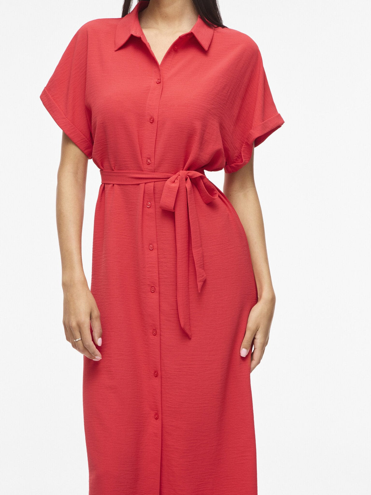 Vila | Jurk Jaylo hibiscus