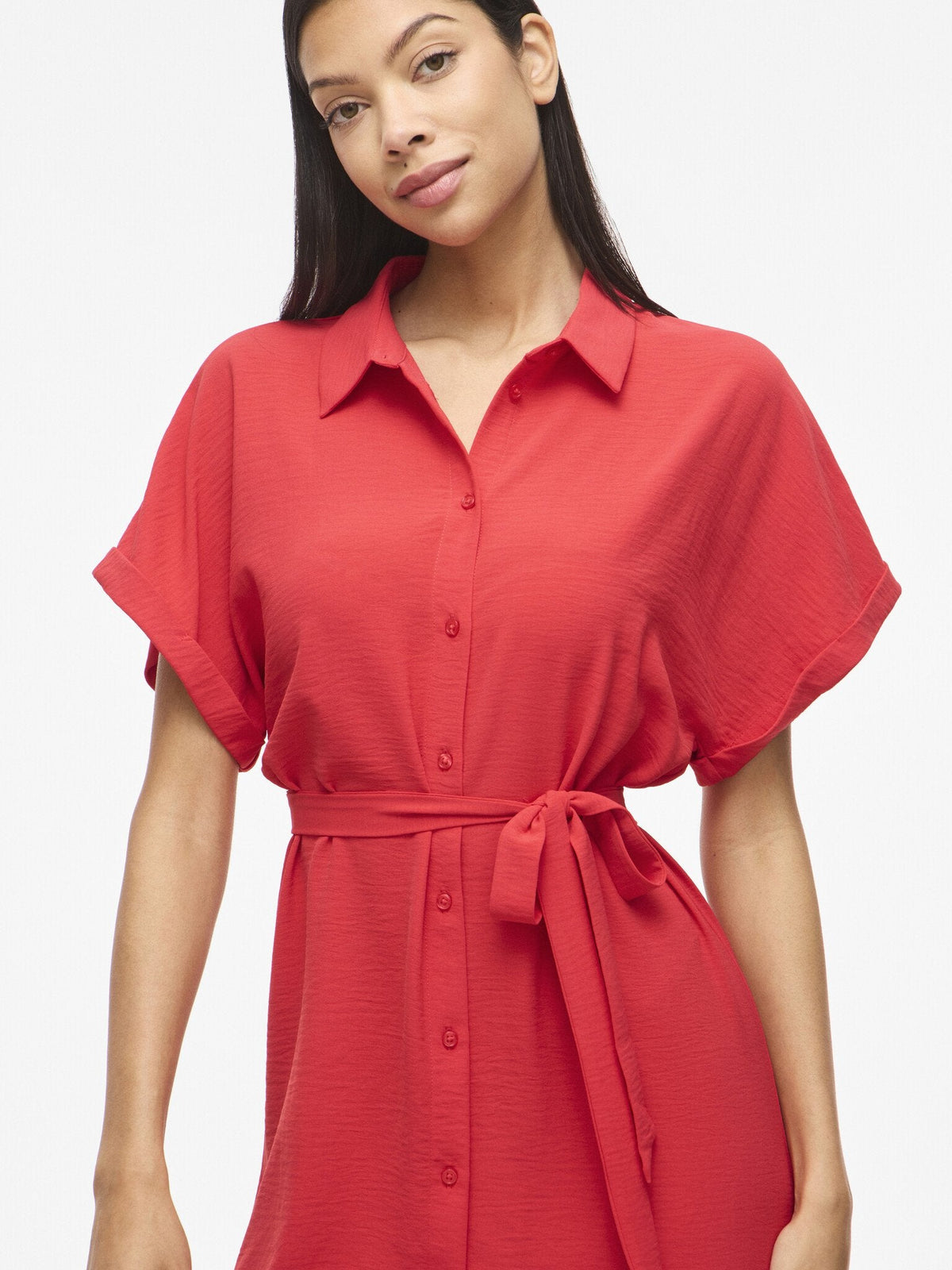 Vila | Jurk Jaylo hibiscus