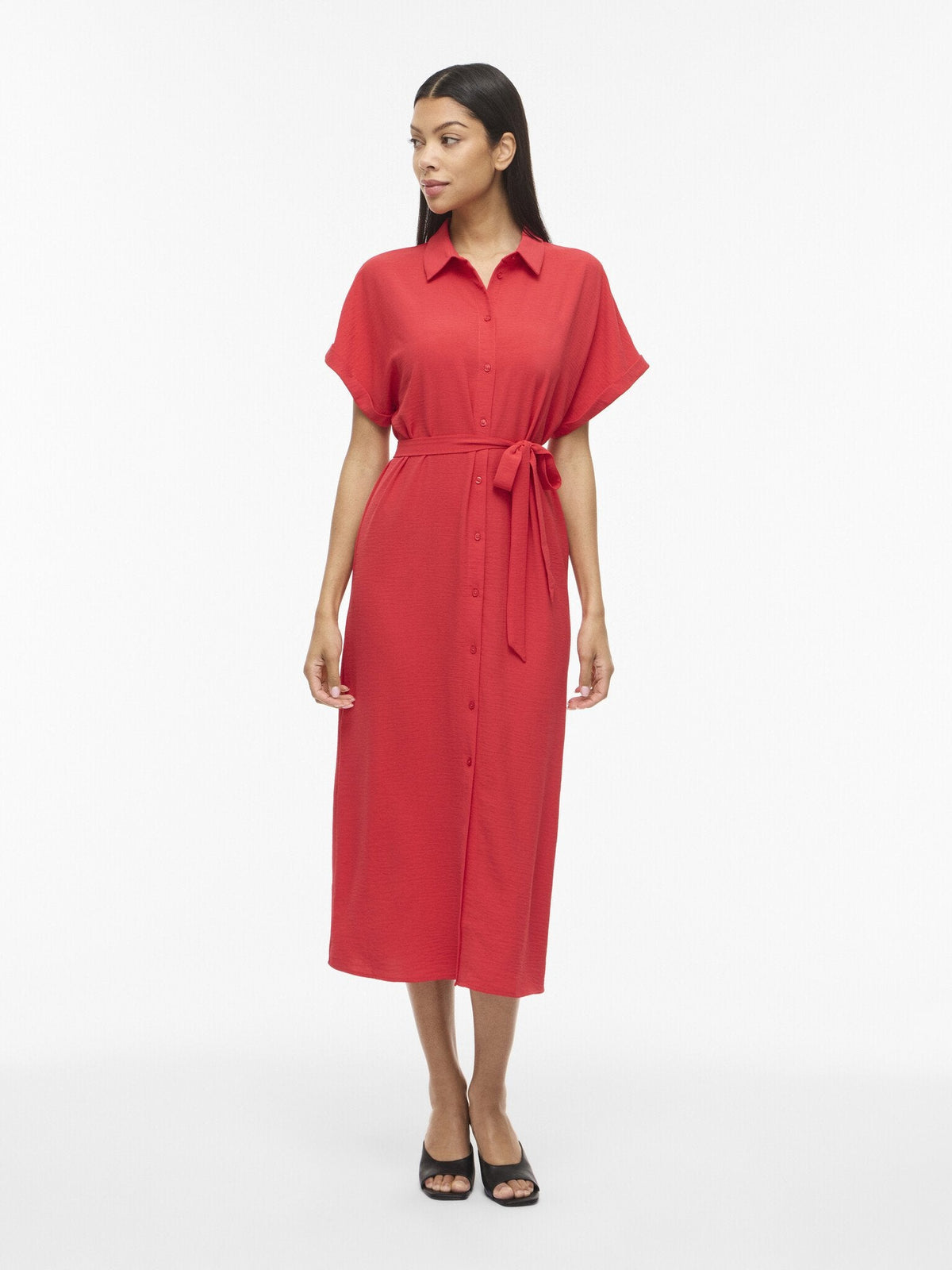 Vila | Jurk Jaylo hibiscus