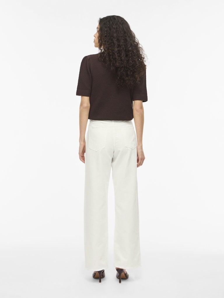 Vila | Jeans wide Palma snow white