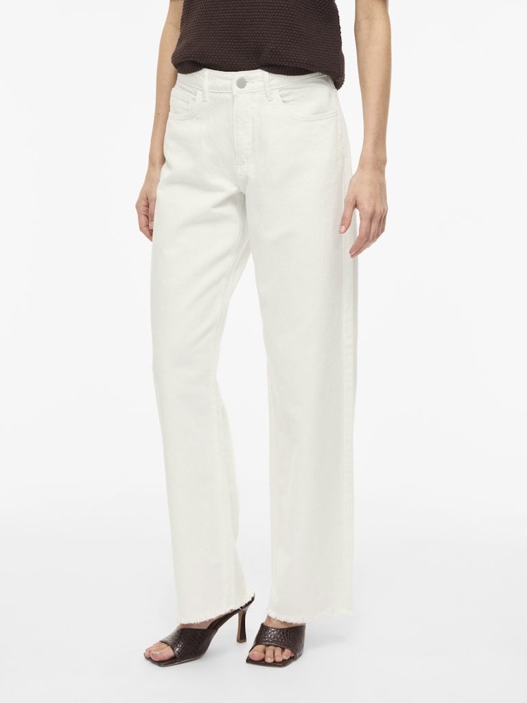 Vila | Jeans wide Palma snow white