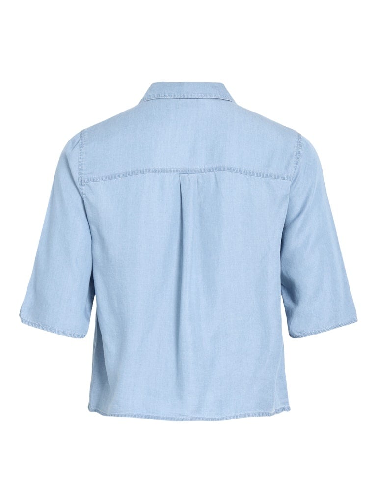 Vila | Denim blouse Tea light blue denim