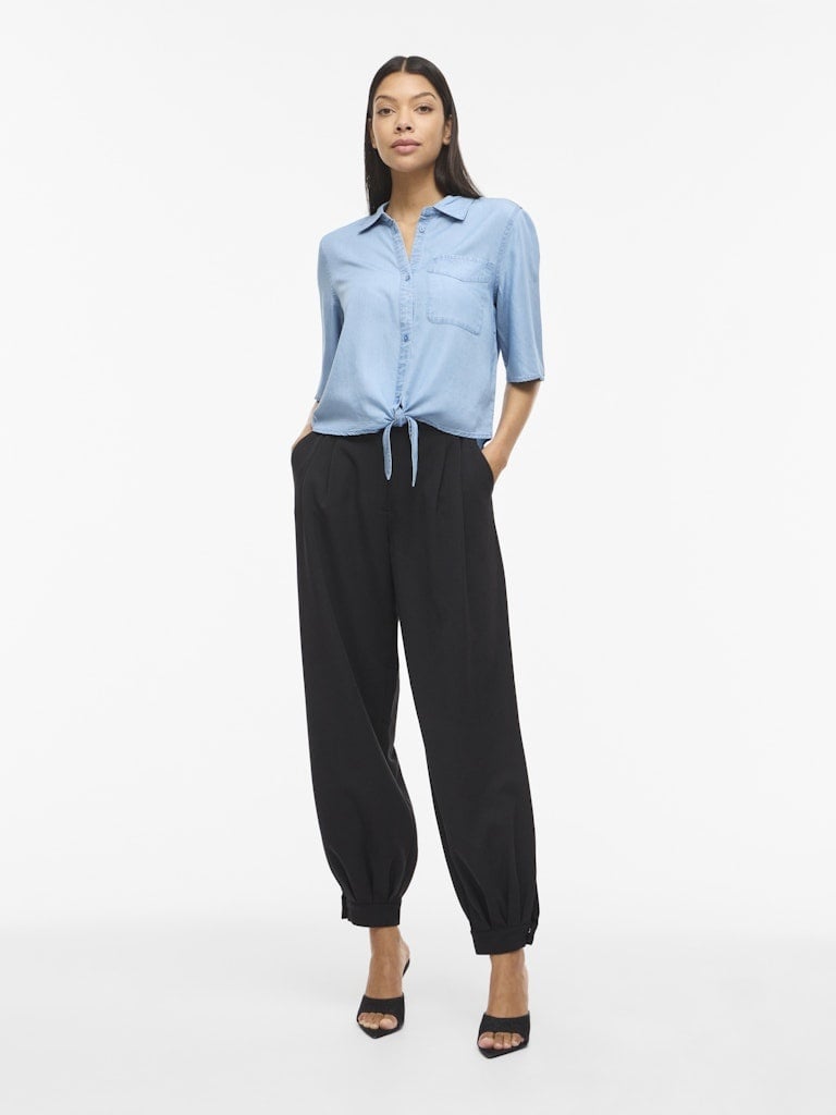 Vila | Denim blouse Tea light blue denim